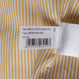 Hackett London Men's Yellow Striped Long Sleeve Cotton Shirt Size XXL HM309164