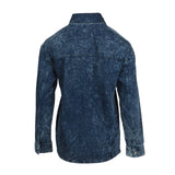 Sandro Paris Blaue Jeansjacke mit Strasssteinen für Damen, Größe 34FR, 6UK, 2US, SFPCM00241