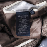 Hackett London Men's Brown Wool Blend Blazer Jacket Size 38 R HM443036
