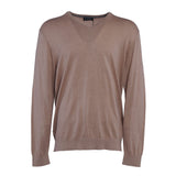 Hackett London Herren-Pullover in Beige mit V-Ausschnitt aus Kaschmirmischung, „ Strick “, Größe XXL, HM702784