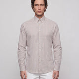 Hackett London Men's Multicolour Check Cotton Long Sleeve Shirt Size M HM309317
