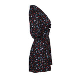 Maje Women's Black V-Neck Viscose Short Sleeve Playsuit Size 34 XS 6 MFPCO00201