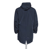 Sandro Men's Navy Technical Fabric Hooded Parka Size M SHPMA00345