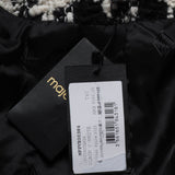 Maje Women's White Virgin Wool Blend Jacket Size 40 FR 12 UK 8 US MFPVE00384