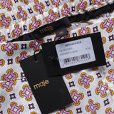 Maje Women's Multicolour Shirt And Trousers Satin Set Size 1 S 8 MFPCM00328
