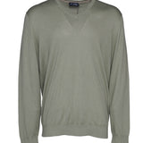 Hackett London Men's Green Cashmere Blend V-Neck Sweater Size XXL HM702784