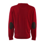Hackett London Men's Red Knit Crew Neck 100% Wool Sweater Size XL HM702874