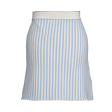 Sandro Paris Women's Blue Knit Short Striped Skirt Size 34 XS 6 SFPJU01134
