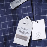 Hackett London Men's Blue Checked Shirt Size S HM308901