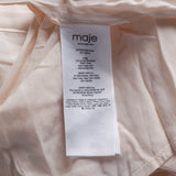 Maje Women's Beige Embroidered Sleeveless Dress Size 40 FR 12 UK 8 US MFPRO01690