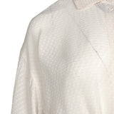 Maje Women's Ecru 100% Viscose Short Shirt Dress Size 36FR 8UK 4 US MFPRO02417