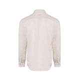 Sandro Men's Ecru Long Sleeve Flowing Shirt Size L SHPCM01045