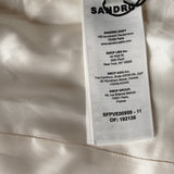 Sandro Women's Ecru Double Breasted Suit Jacket Size 40 FR 12 UK 8 US SFPVE00959