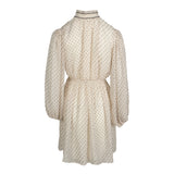 Sandro Paris Women's White Polka Dot Dress Size 40 FR 12 UK 8 US SFPRO02000