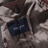 Hackett London Men's Brown Detachable Bib Wool Blazer Jacket Size 40 R HM443104