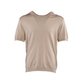 Sandro Paris Men's Beige Knit Short Sleeve T-Shirt Size XS SHPTR00317