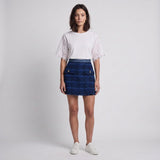 Sandro Women's Blue Wool Blend Tweed Skirt Size 34 FR 6 UK 2 US SFPJU00783