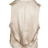 Sandro Damen-Weste mit Gürtel und V-Ausschnitt, beige, Größe 40, FR 12, UK 8, US SFPVE00807