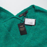 Maje Women's Green Knitted Wool Blend Sweater Size 40 FR 12 UK 8 US MFPPU00351