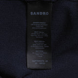 Sandro Paris Men's Navy Knitted V-Neck Cardigan Size M SHPTR00373