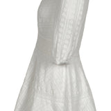 Sandro Women's Ecru Broderie Anglaise Dress Size 36 FR 8 UK 4 US SFPRO02192