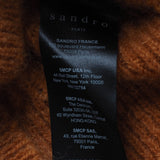 Sandro Women's Camel Knit Mohair Blend Sweater Size 34 FR 6 UK 2 US SFPPU01319