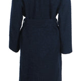 Sandro Women's Navy Belted Wool Blend Long Coat Size 38 FR 10 UK 6 US SFPOU00468