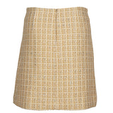 Sandro Women's Beige Tweed Short Skirt Size 38 FR 10 UK 6 US SFPJU00326