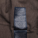 Hackett London Brauner Pullover mit V-Ausschnitt aus 100 % Merino- Wolle , Größe XL, HM702636