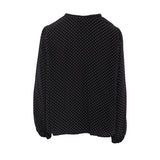Maje Women's Black Polka Dot Viscose Blouse Size 40 FR 12 UK 8 US MFPTO00776