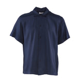 Sandro Men's Navy Short Sleeve Viscose Polo Shirt Size M SHPCM01017