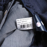 Hackett London Men's Navy Striped Tapered Wool Trousers Size 32 R HM212361