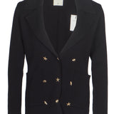 Sandro Women's Black Knitted Cardigan Size 36 FR 8 UK 4 US SFPCA00321