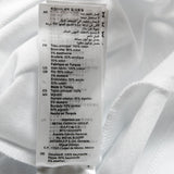 Sandro Men's White Embroidered 100% Cotton Polo Shirt Size XL SHPTS01141