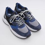 Hogan Men's Navy Interaction Allacciato Sneakers Size 42 EU 8 UK 9.5 US