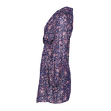 Maje Lila Damenkleid aus Viskose mit Blumenmuster und Ausschnitten, Größe 36 S 8 MFPRO02597