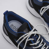 Hogan Men's Navy Interaction Allacciato Sneakers Size 42 EU 8 UK 9.5 US