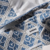 Sandro Paris Women's Blue Cotton Top And Skirt Set Size 36 S 8 SFPTO00526