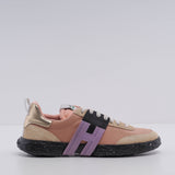Hogan Women's Pink Suede 3R Allacciato  Sneakers Size 41 EU 8 UK 11 US