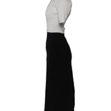 Sandro Damen-Midi-Strickkleid in Schwarz, Größe 36 FR, 8 UK, 4 US, SFPRO03187