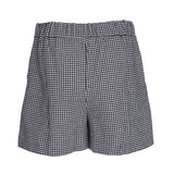 Maje Women's Black Houndstooth Wool Blend Skort Size 34 FR 6 UK 2 US MFPSH00423