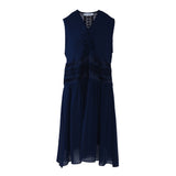 Sandro Women's Navy Sleeveless Short Dress Size 40 FR 12 UK 8 US R5178E
