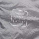 Hackett London x Aston Martin Men's Green Logo Moto Racer Gilet Size L HM402789