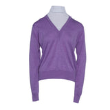 Sandro Paris Women's Purple Knit 100% Wool Sweater Size 38 FR 10 UK 6 US S2698H