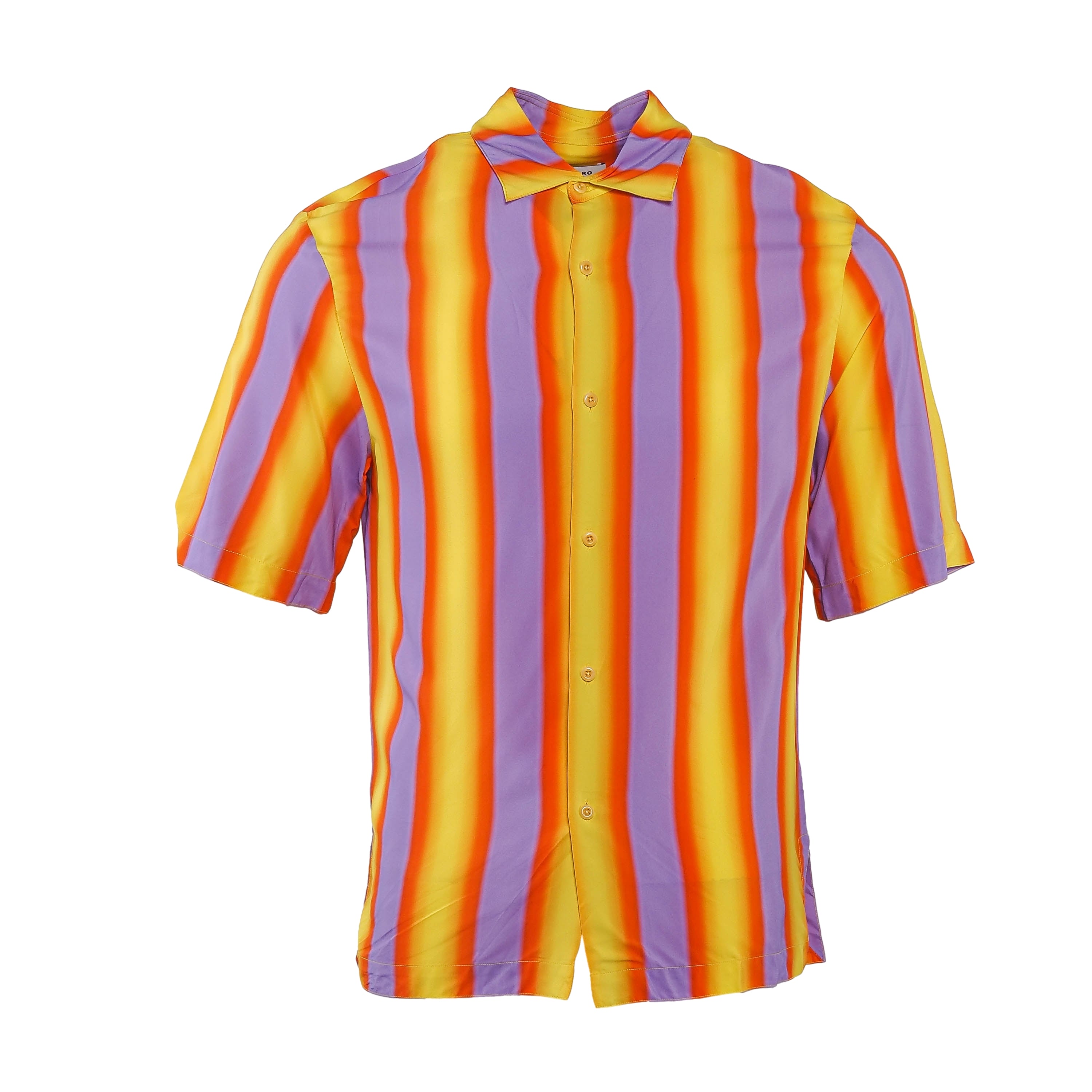 Sandro Paris Men's Multicolor 100% Viscose Short Sleeve Shirt Size S SHPCM00651