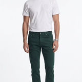 Hackett London Men's Dark Green Moleskin Tapered Trousers Size 30 R HM212563