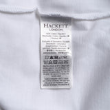 Hackett London Weißes Herren-Polohemd „ Bluse Hemdbluse “, Größe M, HM562980