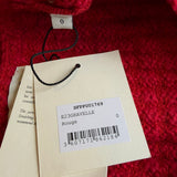 Sandro Women's Red Knit Wool Blend Cropped Vest Size 34 FR 6 UK 2 US SFPPU01769