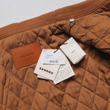 Sandro Paris Men's Camel 100% Cotton Worker Jacket Size M SHPBL00646