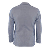 Hackett London Men's Blue Striped Cotton Blazer Jacket Size 36 R HM443061